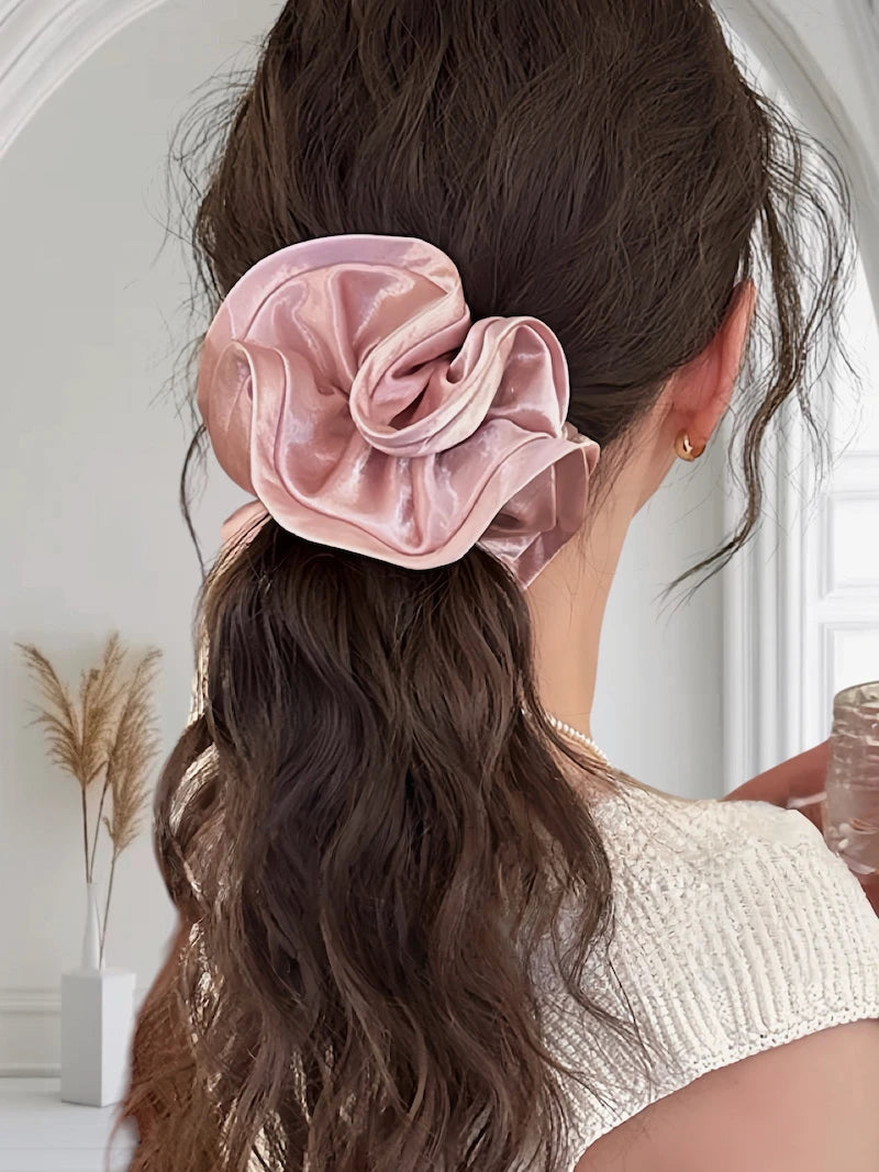 Goma satén para cabello