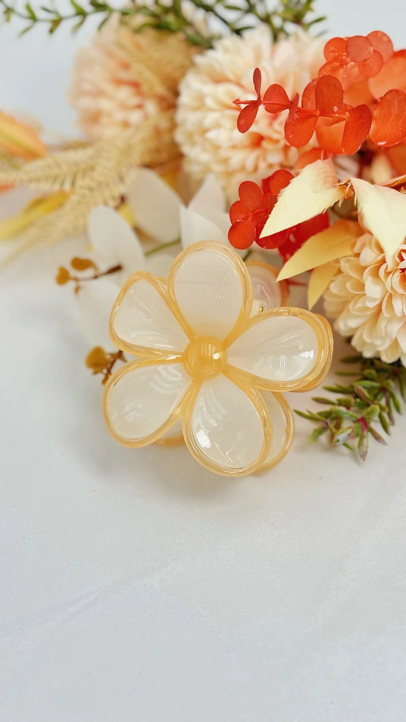 Pinza cabello flor