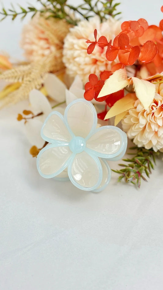 Pinza cabello flor