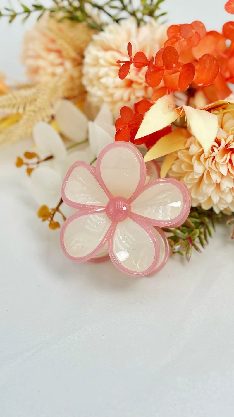 Pinza cabello flor