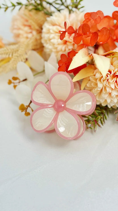 Pinza cabello flor